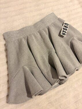Urban Outfitters Out From Under Gray Flare Fleece Lounge Skirt NWT - SIZE M